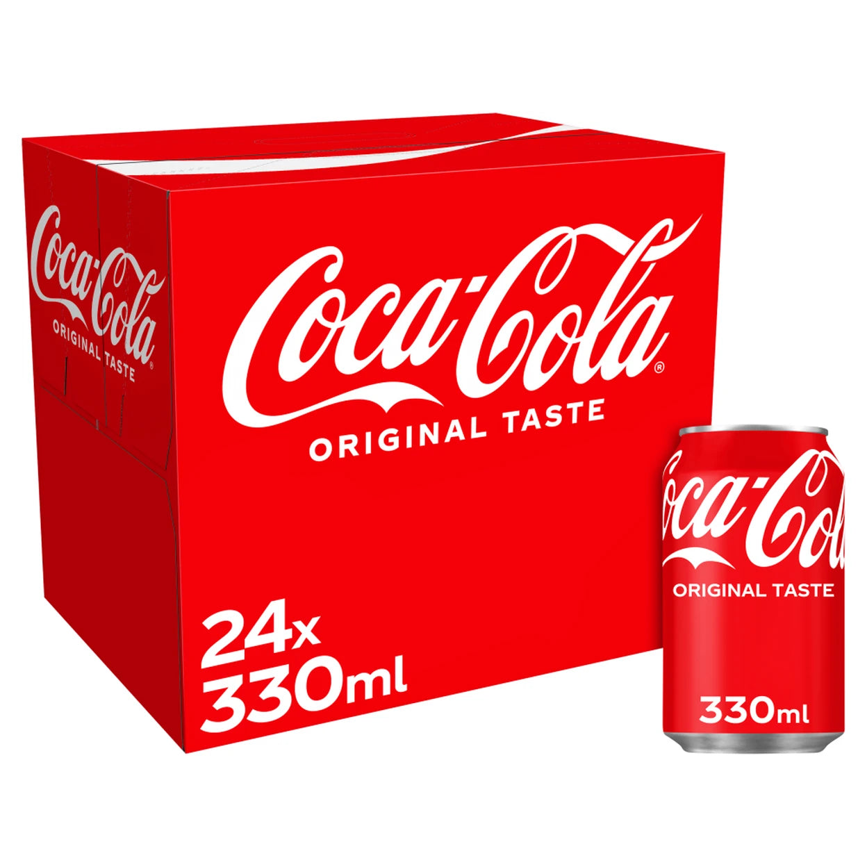 Coca-Cola Original Taste 24 x 330ml Can