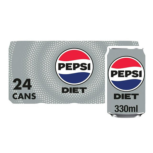 Diet Pepsi 330ml Can (Pack of 24)